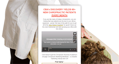 Desktop Screenshot of chiropracticmarketing.chirobizacademy.com